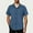 39#Light Blue, variant on JXMVOJ Men's Casual Summer T-Shirt, Polyester Fiber, Short Sleeve, Stylish Buttoned Collar, Comfortable for Daily Wear, Casual, Outdoor, Vacation, Party & Work