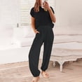 thumbnail image 5 of Women's 2 Piece Casual Outfit Long Sleeve Top and Pants Set, 5 of 9