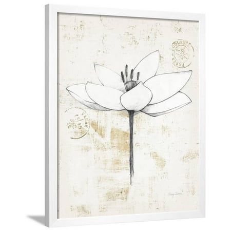 - Pencil Floral I Gold Framed Print Wall Art By Avery Tillmon