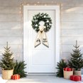 thumbnail image 6 of huayou Holiday Theme Embroidered Wreath Sash, Scalloped Edge Wreath Bow Ribbon for Front Door Wreath, Thanksgiving Christmas Valentine Designs, 6 of 8
