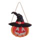 thumbnail image 1 of Letrero De Calabaza Iluminado, Colgador De Puerta De Halloween Resistente Y Respetuoso Con El Medio Ambiente, Decorativo De Madera Confiable Para Patio, 1 of 7