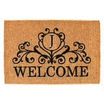 Calloway Mills Kingston Welcome Outdoor Doormat 24" x 36" x 1.5" (Letter J)