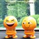 thumbnail image 4 of 6 piezas Smiley Emotion Bobblehead coche decoración coche salpicadero Bobblehead adorno hogar oficina lindo Smiley emoción decoración adorno calmar emociones liberar estrés..., 4 of 4