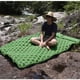 thumbnail image 2 of Greeniant Almohadilla para dormir para acampar, colchón inflable portátil para 2 personas al aire libre, nailon TPU, impermeable, a prueba de carpas, 2 of 6