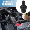 thumbnail image 2 of Unique Bargains PCV Valve Grommet Exhaust Positive Crankcase Ventilation Fittings No.96495288 for Chevrolet Aveo Black, 2 of 6
