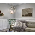 thumbnail image 3 of Maxim 26056SWSBR 21 in. Coronet One-Light Single Pendant Ceiling Light, Satin Brass, 3 of 6
