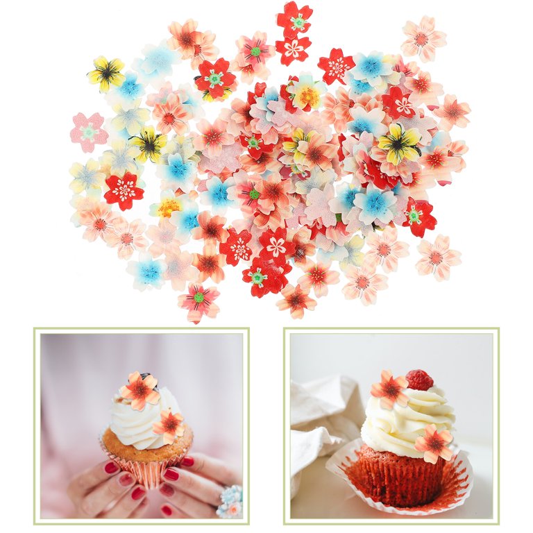 Edible Flower Cake Decorations, Fall Colored Mums, Cupcake and Cake Toppers,  Edible Cake Decorations, Fall Flowers, Floral Cake 
