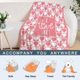 thumbnail image 6 of leyai Valentines Day Throw Blanket Twin Size Pink Plaid Love Heart Blanket Girlfriend Wife Couple Gift Blanket for Couch Bed Soft Cozy Lightweight Fuzzy Fleece Blankets and Throws 60x80, 6 of 6