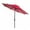 Red/White, variant on SAFAVIEH Athens 11' Market Crank Round Patio Umbrella, Beige