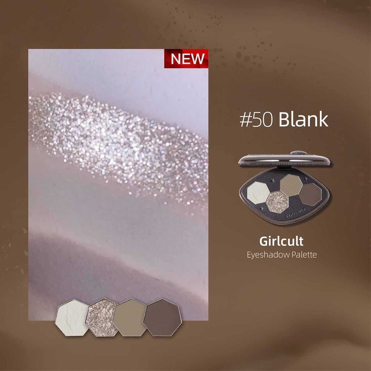 GIRLCULT Quad Eyeshadow Palette Hallucination Series Long Lasting