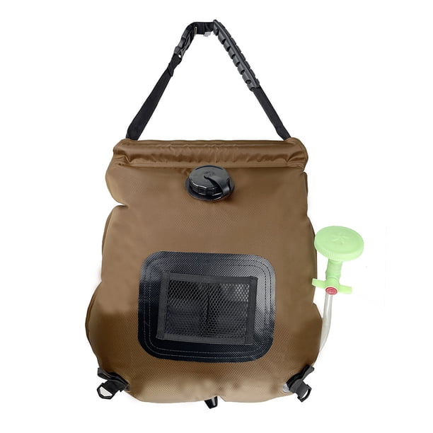 Bolsa de agua solar para exteriores, bolsa de baño, bolsa de almacenamiento de agua para baño de campamento, bolsa de ducha portátil, bolsa de agua para baño de 20L, para playa, natación, viajes,