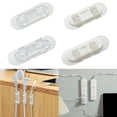 thumbnail image 2 of 10pcs Cord Wire Organizer Cable Manager Wall Window Charging Cable Fix, 2 of 16