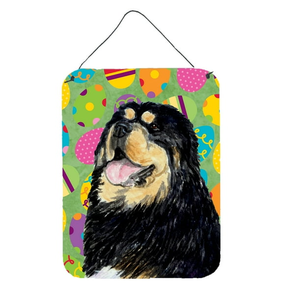 Tibetan Mastiff Easter Eggtravaganza Wall or Door Hanging Prints