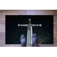 thumbnail image 6 of Black Rugs, Man Cave Rug, Modern Rugs, Customs Rug, Claymore Rugs, Modern Rug, Cool Rug, Easy to Clean Rugs, Sword Rugs, Kitchen Rug, 2'x3' - 60x90 cm, 6 of 8
