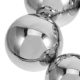 thumbnail image 3 of SOPOTUTU 5 Pcs Globe Argenté Extérieur Sphères Réfléchissantes Acier Inoxydable Chic Artisanat Designers, 3 of 8