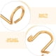 thumbnail image 3 of CRAFTHROU 10Ud Dorados Para Con Soporte Firme Para Abrigos Y Jeans, 3 of 8