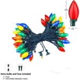 thumbnail image 5 of HWZWT Grande Ampoule LED Lumières de Noël Classiques 50 LED C9 Multicolore, 5 of 5