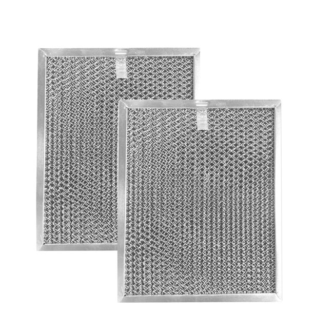 Air Filter Factory Aluminum/Carbon Charcoal 8" x 9 1/2" x 7/16" Range