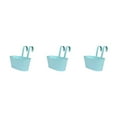 thumbnail image 1 of VONKY Colorful And Practical Balcony Planters Railing Hanging For Stylish Garden Wall Hanging Planter Light blue 3Set, 1 of 6
