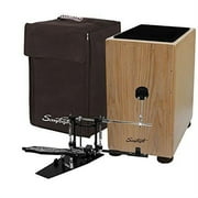 Sawtooth Ash Wood Cajon with Maple Back & Sides - Includes: Cajon, Padded Carry Bag, Cajon Pedal & Seat Pad