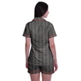 thumbnail image 4 of Moomaya Short Sleeve Pj Sets For Women Printed Ladies Sleepwear Shorts Nightwear, 4 of 6