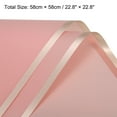 thumbnail image 2 of Dorado Borde Flor Envoltura Papel Plata Rojo 22.8x22.8 Pulgadas Impermeable para Floristería Ramo Suministros, Bricolaje Artesanías, Regalo/Regalo Caja Embalaje Paquete de 20, 2 of 5