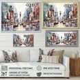 thumbnail image 4 of Designart "Coastal Dream Capri, Italy Landscape V" Oversized Landscapes Wall Art - Global Blue Landscape Italy Living Room Canvas Art, 4 of 4
