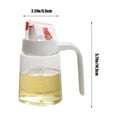 thumbnail image 3 of JingChun 1Pc Oil Dispenser,Cooking Olive Oil Glass Bottle, Flip Leakproof Condiment Container, for Kitchen Cooking, 3 of 6