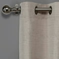 thumbnail image 2 of Exclusive Home Curtains 2 Pack Raw Silk Thermal Grommet Top Curtain Panels, 2 of 4