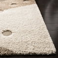 thumbnail image 6 of SAFAVIEH Florida Laidley Geometric Shag Area Rug, Dark Blue/Ivory, 8' x 10', 6 of 10