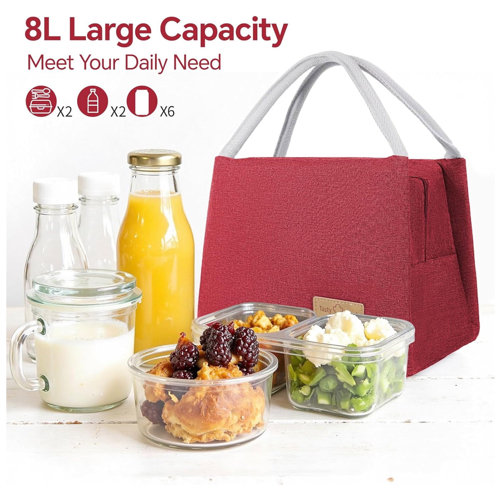 Insulated Lunch Bag for Work with Leakproof Design
