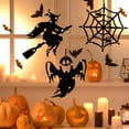 thumbnail image 4 of Halloween Pendant Witch Spider Ghost Cobweb LED Light Decor Hanging Pendant Create Spooky Atmosphere Haunted House Decor Photo Prop Style A One Size, 4 of 13