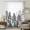 White Black, variant on Blue Forests Tree Sheer Curtains 72 Inches Long, Pine Maple Trees Nature Pure Color Light Filering Curtains, Breathable Simi Curtain Privacy Drapes for Living Room Lightweight Window Treatment