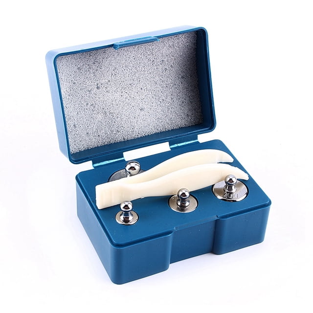 Calibration Weight Kit Jewelry Standard Weight Kit 105g Total Weight Manual Measuring Tool For Educational Purposes