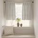 thumbnail image 4 of Cortinas de cocina Jinchan de lino a rayas grises, 60 x 60 cm, 2 paneles, 4 of 9
