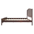 thumbnail image 6 of Euroco Wood Full Size Platform Bed, Espresso, 6 of 10