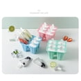 thumbnail image 6 of Popsicle Mold, 4/6 Grids Silicone Ice Pop Molds BPA Free Popsicle Mold Reusable Easy Release Ice Pop Make Frozen DIY Mould Tray, 6 of 8