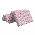 thumbnail image 2 of Botanical Foldable Mattress, Spring Garden Bird Beauty, 74.8" x 39.4", Coral Pale Pink, by Ambesonne, 2 of 6