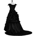 thumbnail image 4 of Women's Gothic Victorian Bustle Wedding Gown Renaissance Vintage Evening Long Dress Steampunk Ball Gowns, 4 of 7