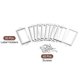 thumbnail image 3 of Soportes de etiqueta de metal, 70x33mm 20Pack Marco de etiqueta de tarjeta de nombre, Tono plateado, 3 of 6