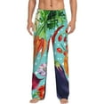 thumbnail image 2 of Lsque Vegetable Print Men's Pajama Pants, Lounge Pant - Comfortable Home Wear,Elastic Waistband, Stylish Design-Small, 2 of 9