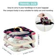 thumbnail image 5 of Swan Travel Portable Square Jewelry Box Organizing Rings Earrings Necklaces Bracelets for Girls Women, 5 of 6