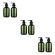 thumbnail image 2 of Bewildely Dispensador de jabón espumoso, botellas con bomba, botella de detergente líquido, desinfectante de plástico PET, verde para No.1 3piezas, 2 of 6
