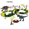 thumbnail image 4 of Pista de carreras de dinosaurios flexible, juego de bricolaje para niños pequeños en Navidad 166 piezas, 4 of 9
