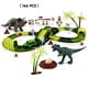 thumbnail image 4 of Pista de carreras de juguetes de dinosaurios DIY Crea un juego de montaña rusa Juego de ferrocarril Juguete para el mejor 166 piezas, 4 of 9