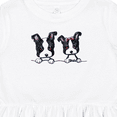thumbnail image 4 of Inktastic Boston Terriers (dark Apparel) Girls Toddler Dress, 4 of 5