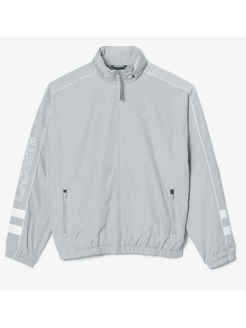 LACOSTE トラックジャケット US M 完売品 LACOSTE ジャージ モノグラムジャカードトラックジャケット