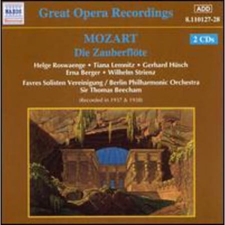 W.A. Mozart - Magic Flute-Comp Opera - Classical - CD