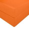 thumbnail image 4 of Ntbay 2 Pack 100% Brushed Microfiber Fitted Crib Sheets, Ultra Cozy and Soft Crib Sheet for Standard Crib and Toddler Mattresses, Boys, Girls, Unisex, 28" x 52", Orange, 4 of 5