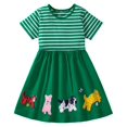thumbnail image 1 of Clothes FreeLu vestido de dibujos animados para niña pequeña, camiseta de algodón, 2T, 1 of 7